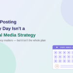posting every day strategy banner